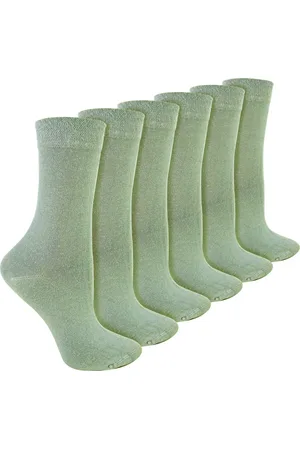 Sock Snob Womens Ladies 6 Pack Bamboo & Merino Wool Blend Socks - - Size UK 4-8