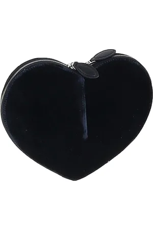 Alaïa Pre-owned Womens Alaïa Le Cœur Heart Clutch in Velvet - One Size