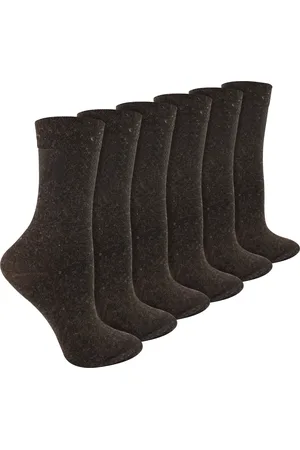 Sock Snob Womens Ladies 6 Pack Bamboo & Merino Wool Blend Socks - - Size UK 4-8