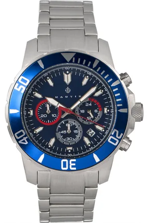 Nautis Mens Dive Chrono 500 Chronograph Bracelet Watch - Stainless Steel - One Size