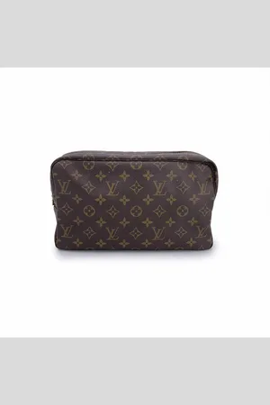 LOUIS VUITTON Pre-owned Womens Cloth Clutch Bag Trousse de Toilette - Cotton - One Size