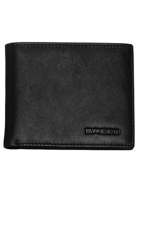 Breed Mens Locke Genuine Leather Bi-Fold Wallet - - One Size
