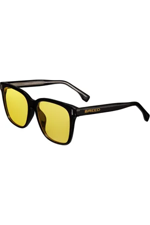 Breed Mens Linux Polarized Sunglasses - Stainless Steel - One Size
