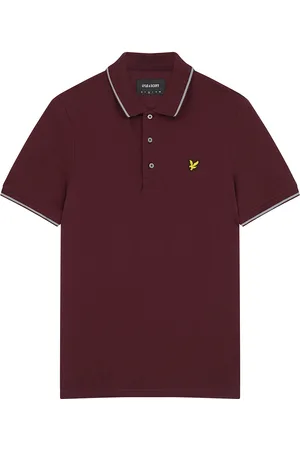 Lyle & Scott Mens Tipped Polo Shirt in material_cotton - Size Large