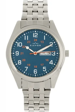 ELEVON Mens Gann Bracelet Watch w/Day/Date - Stainless Steel - One Size
