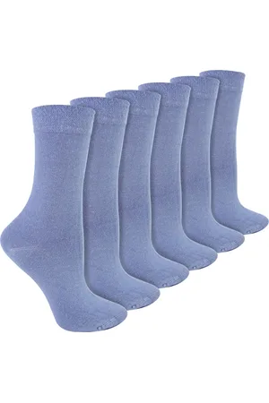 Sock Snob Womens Ladies 6 Pack Bamboo & Merino Wool Blend Socks - - Size UK 4-8