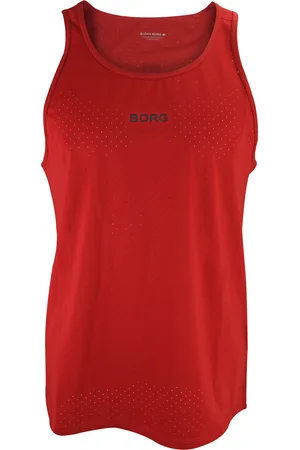 Björn Borg Mens Running Breathable and Lightweight Perforated Sleeveless Tank Top for Men - - Size X-Large