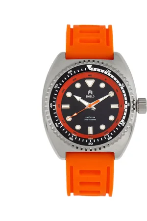 SHIELD Dreyer Mens Diver Strap Watch - Stainless Steel - One Size