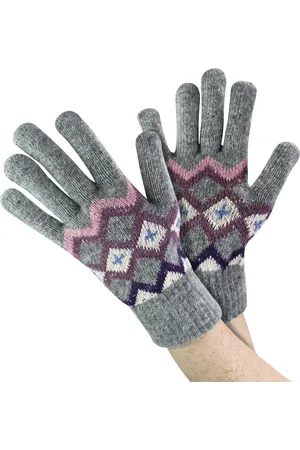 Sock Snob Womens Ladies Wool Gloves