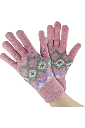 Sock Snob Womens Ladies Wool Gloves