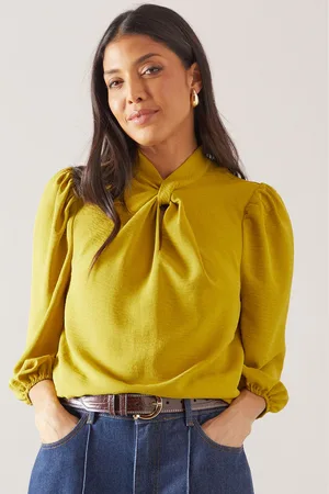 wallis Womens Woven Twist Neck Top - - Size 18 UK