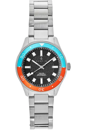Nautis Mens Holiss Automatic Bracelet Watch - Stainless Steel - One Size