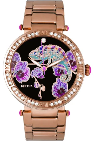 Bertha Womens Camilla Mother-Of-Pearl Bracelet Watch - Stainless Steel - One Size