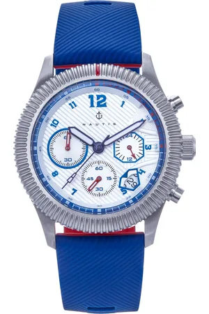Nautis Mens Meridian Chronograph Strap Watch w/Date - Stainless Steel - One Size