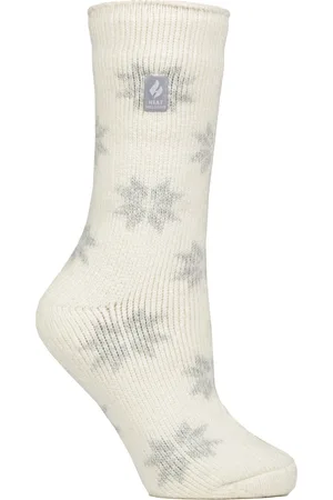 Heat Holders Womens Ladies Jacquard Thermal Socks for Winter - - Size UK 4-8