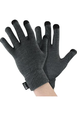 THMO Mens Touchscreen Gloves with Grips - - One Size