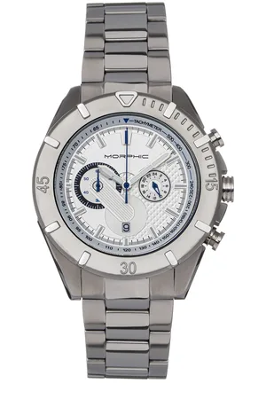 Morphic Mens M94 Series Chronograph Bracelet Watch w/Date - Stainless Steel - One Size