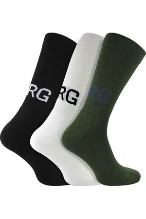 Björn Borg Mens 3 Pack Core Sport Ribbbed Top Crew Socks for Men - - Size UK 7-11