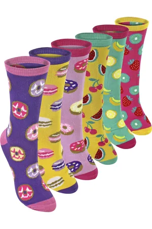 Sock Snob Womens 6 Pack Ladies Novelty Food Design Socks