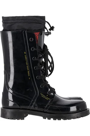 Dior Pre-owned Womens camp Mid Calf Boots in Rubber - Size EU 41