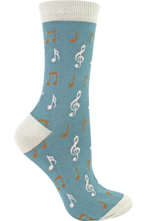Miss Sparrow Womens 1 Pack Ladies Novelty Patterned Bamboo Socks - - Size UK 4-7