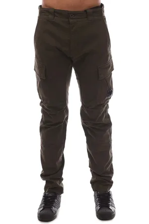 C.P. Company Mens Stretch Sateen Cargo Pants in Cotton - Size X-Small