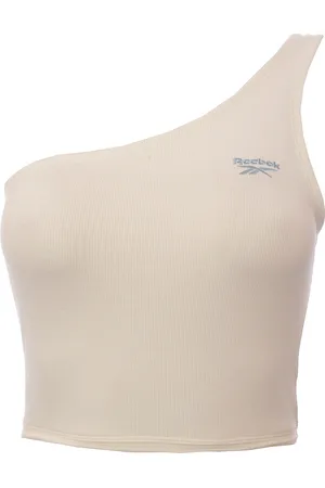 Reebok WoMens Assymetric One Shoulder Crop Top - Size X-Large