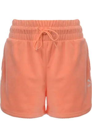 PUMA WoMens Peach Classics Towelling Shorts - - Size X-Small