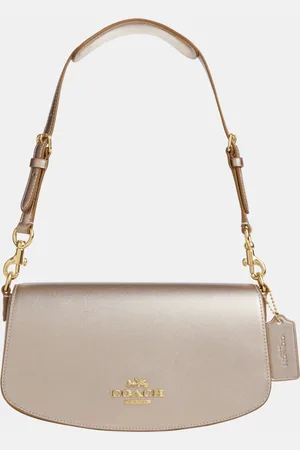 Coach Womens Andrea Shoulder Bag in Pearlized Leather - - One Size