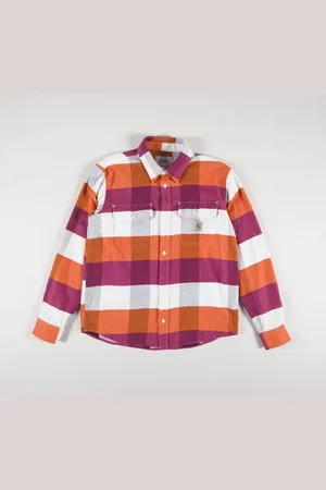 Carhartt Mens Lyman Shirt In Organic/Pink - - Size X-Small