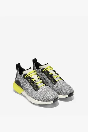 Cole Haan Zerogrand Allday Knit/Yarn Mens Nimbus Cloud/Magnet Trainers - - Size UK 10