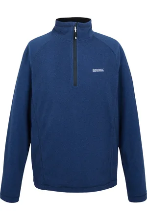Regatta Great Outdoors Mens Montes Funnel Neck Fleece Jumper (Olympian Blue/Navy) - Size Small