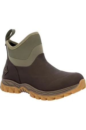 Muck Unisex Arctic Sport II Rubber Dark /Olive Wellington - Size UK 4