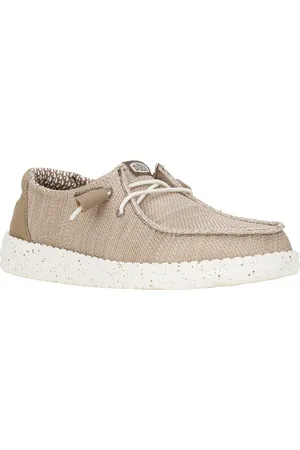 Hey dude Wendy Stretch Mesh WoMens Walnut Loafers - - Size UK 6