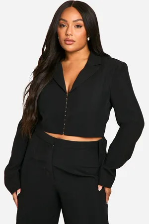 Boohoo Womens Plus Corset Detail Tailored Blazer - - Size 20 UK