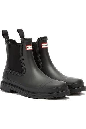 Hunter Commado Chelsea Womens Boots - Rubber - Size UK 6