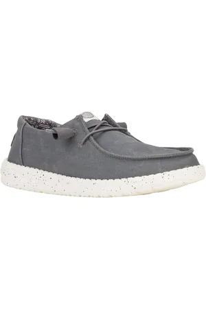 Hey dude Wendy Canvas 100% Cotton WoMens Loafers - Size UK 5
