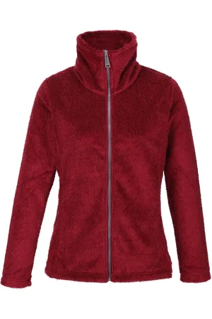Regatta Womens/Ladies Heloise Eyelash Fleece Full Zip Jacket (Cabernet) - - Size 10 UK