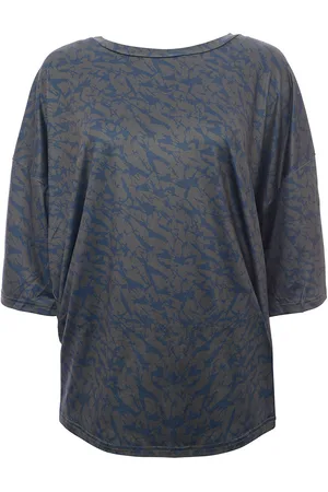 South Beach Womens Camo Print T-Shirt in Khaki - - Size Large