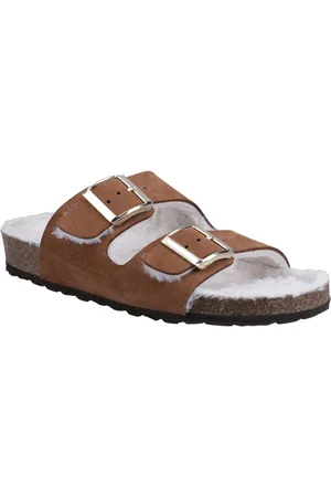 Hush Puppies Jessie Leather WoMens Slippers - Size UK 9