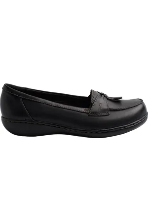 Clarks Ashland-Bubble WoMens Leather Loafers - - Size UK 6.5