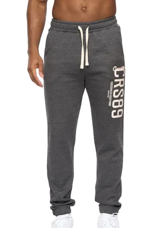 Crosshatch Mens Ellsworth Jogging Bottoms ( Marl) - Size X-Large