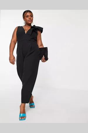 Forever New Womens Structured Shoulder Jumpsuit In - Size 10 UK