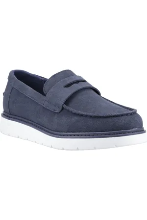 TOMS Navi TRVL LITE Havana Leather Mens Loafers - Size UK 9