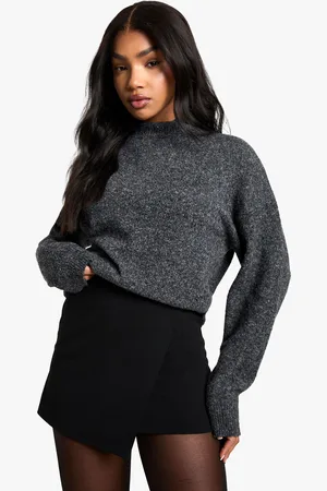 Boohoo Womens Crepe Wrap Front Mini Skirt - - Size 12 UK