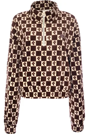 Fila Womens Retro Print Half Zip Sweatshirt - Size X-Small