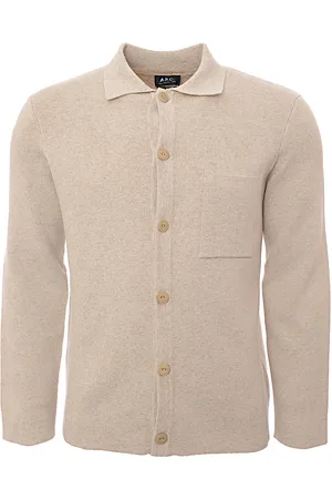 A.P.C. Mens Miles Viscose Blend Overshirt in - Size X-Small