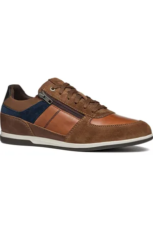 Geox U Renan B Suede Mens /Navy Trainers - Size UK 8