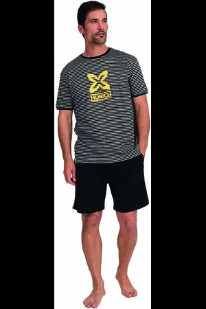 Munich MU8 Mens Short Sleeve Pajamas - - Size Medium