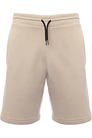 Reebok Mens Piping Jersey Shorts In Oatmeal - - Size Small